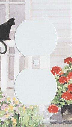 Geraniums Switch Plate