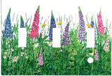 Lupine & Daisies Switch Plate