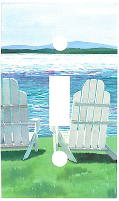 Three Chairs Switch Plate