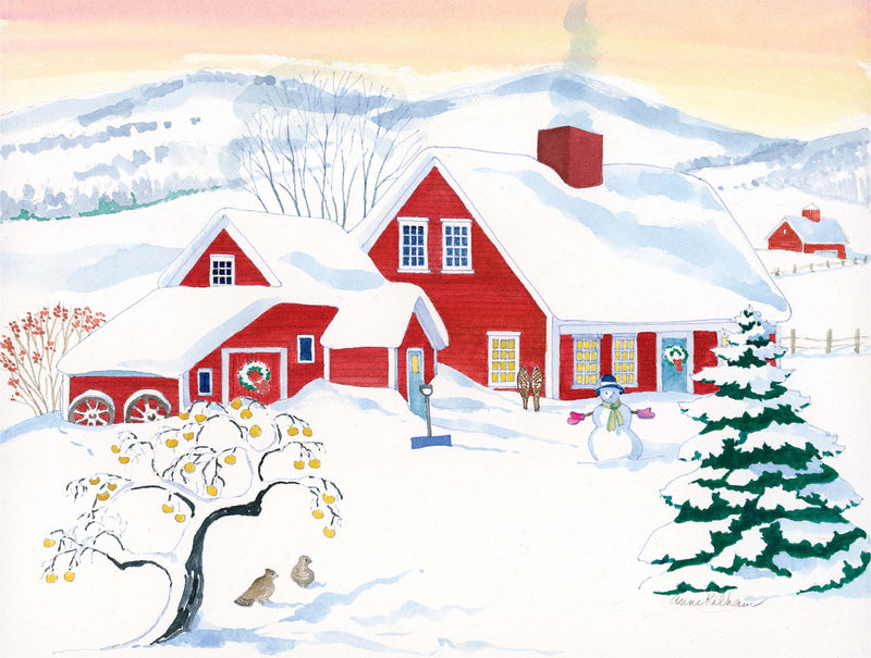 Red Farm Print