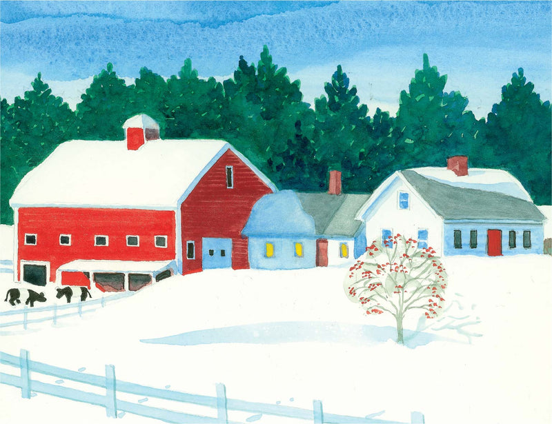 Winter Farm Print