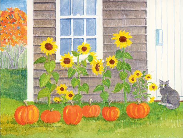 Sunflowers Note