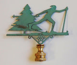 X-C Skier Finial
