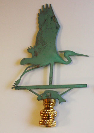 Heron Finial