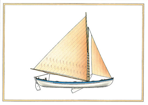 Whaleboat Notecard