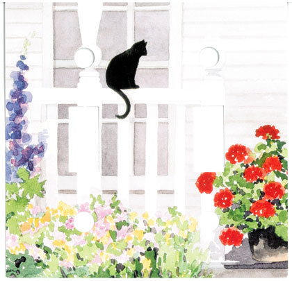 Geraniums Switch Plate