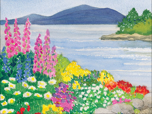 Lakeside Garden Print