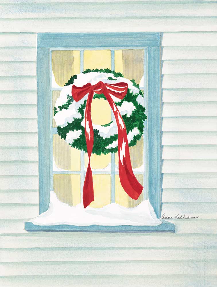 Snowy Wreath Note