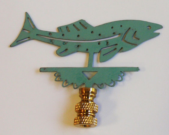 Jumping Fish Finial