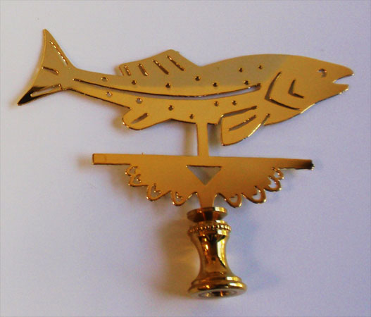 Jumping Fish Finial