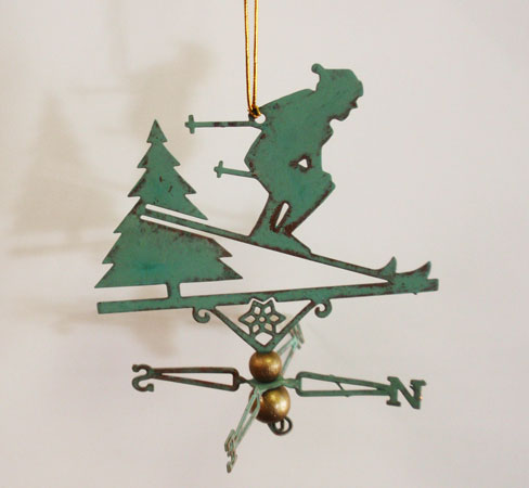 Downhill Skier Ornament