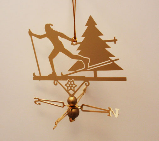 X-C Skier Ornament