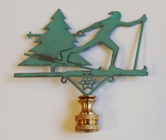 X-C Skier Finial