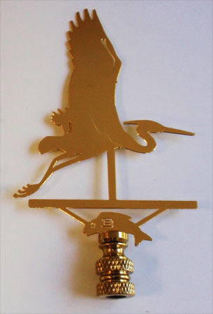 Heron Finial