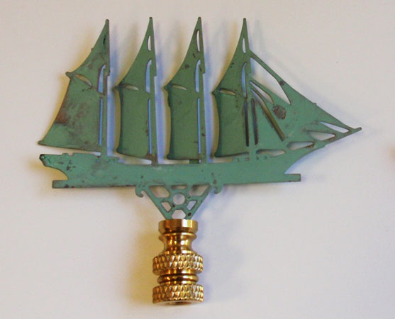 4 Mast Schooner Finial