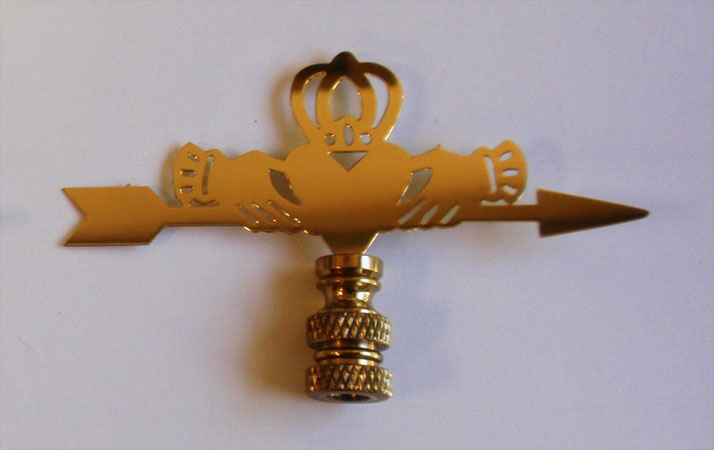 Claddagh Finial
