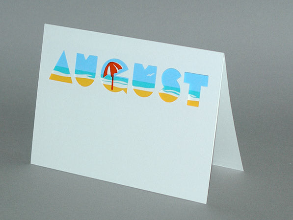 August Birthday Card