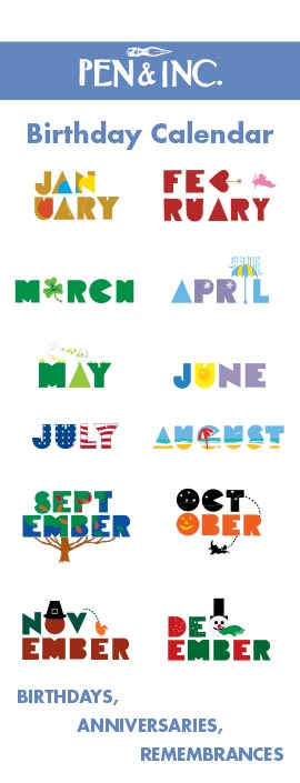 Birthday of the Month Calendar